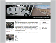 Tablet Screenshot of detaineetransportation.com